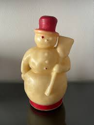 Rare Large Vintage Fannie Farmer Snowman Candle - 1940s - Etsy