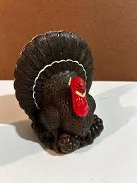 Nice Vintage Hand Painted Thanksgiving Turkey Figural Candle - Nice Large Size! - Etsy Israel