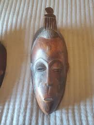 Antique Tribal Mask, hand carved wall art. | eBay