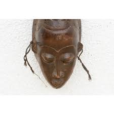 Bird Headrest African Tribal Mask | Chairish
