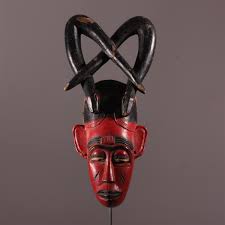 7606 Small Family Mask of the Gouro Snake | eBay