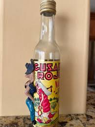 Vintage Gusano Rojo Mezcal 3D Male & Woman Blowjob Figures Empty Bottle 250ml | eBay