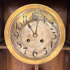 Sold at Auction: Antique Wood & Glass Regulator Case Wall Clock