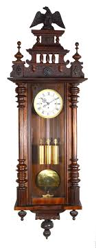 58" Antique 1890 German Gustav Becker Grand Sonnerie Vienna ...