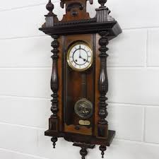 Antique German Wall Clock Regulator Gustav Becker Top ...