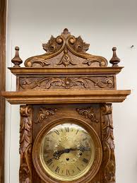 VINTAGE HEAVILY CARVED WALL CLOCK – McGuiresclocks