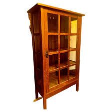 Antique GUSTAV STICKLEY One-Door China Cabinet/ ON SALE For ...