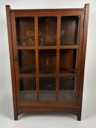 Lot - L. & J.G. STICKLEY CHINA CABINET Circa 1910 Height 55 ...