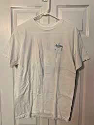 GUY HARVEY Men's Short Sleeve White Marlin Fish T-Shirt Size ...