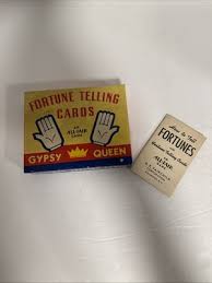 RARE Vintage Fortune Telling Card Game E. E. Fairchild Gypsy Queen | eBay