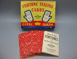 Vintage 30s Fortune Telling Cards All Fair Gypsy Queen Card Deck With Instructions - Etsy India