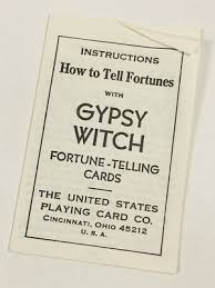 Vintage Gypsy Witch Fortune Telling Tarot Playing Cards ...