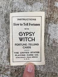 Gypsy Witch Fortune Telling Playing Cards with Instructions ...