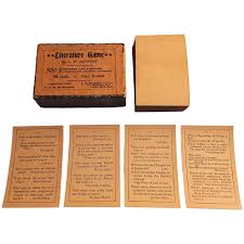 A. W. Mumford “Literature Game” Card Game, c.1897. For Sale ...