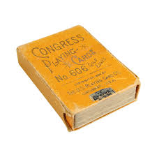 Deck Of Congress Playing Cards #606 Rockwood Native ...