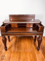 H.E. Shaw Mahogany Grand Spinet Writing Desk: A Scholar's ...