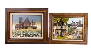 Sold at Auction: H. Hargrove (b.1941) Two Original Oil Paintings