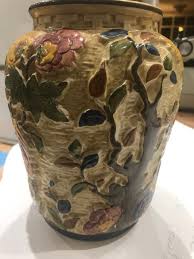 Large 'Indian Tree' Vase by H J Wood | eBay