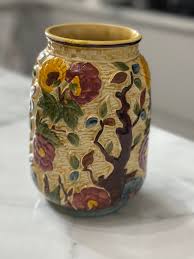 Rare Antique 1930s H J Wood Indian Tree Design Vase Staffordshire England Vase 575 Vintage Vase - Etsy