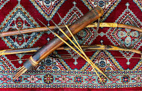 Rare Vintage African Tribal Bow and Arrows with Quiver | eBay