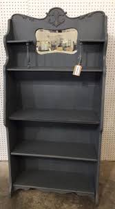 Sold at Auction: VICTORIAN SMOKE GRAY PAINTED EASTLAKE BOOKSHELF