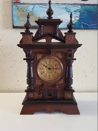 Unique Handmade Decorated Wooden Table Clock - Made in ...