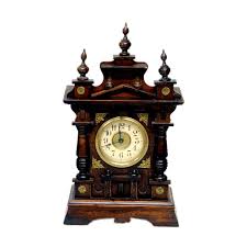 German Carved Wood Shelf Clock Black Forrest. For Sale at ...