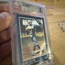 Babe Ruth BGS 8 Great Bambino Collector Vintage Baseball ...