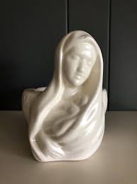 Vintage Haeger USA Planter Madonna Planter Mother Mary ...