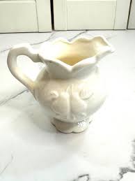 Vintage MG Japan Pitcher ~ Miniature Pitcher ~ White With ...