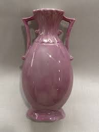 Antique Art Nouveau Lustreware Vase Handles Grape Leaf Fruit G.H.Mumm France? 6” | eBay