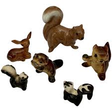 Hagen Renaker Forest Animals Squirrel Deer Skunks Chipmunks ...