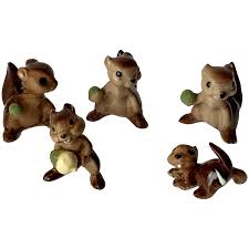 Hagen Renaker Chipmunk Squirrels California Pottery ...