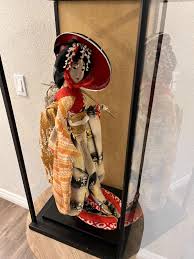 Vintage Traditional Japanese Geisha Doll 27” with Kimono in ...
