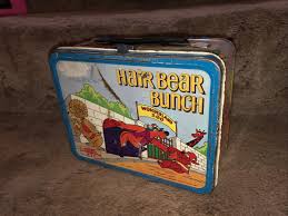 Vintage 1971 Hair Bear Bunch Metal Lunch Box