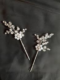 Diadema y 2 horquillas comunión, fiesta, evento de segunda ...