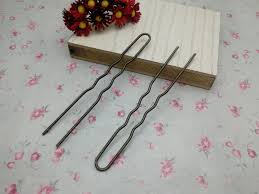 6/20/50 Pieces Metal U Shape Hair Fork Pin Clip Headband ...