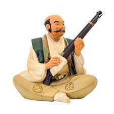 Vintage Japanese Hakata Doll Samurai With Rifle | eBay