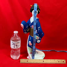 Toyo 15" Tall Japan Geisha Women /ceramic Figurine Statue ...