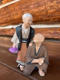 Vintage 1950's Large Chackware Statue Hakata Ceramic ...