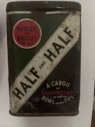 Vintage Half-and-Half Tin. A Cargo of Contentment in the ...