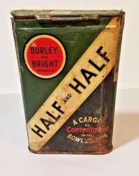 Vintage Burley and Bright Half & Half Tobacco Empty Pocket ...