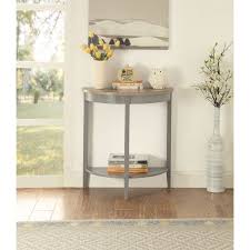 Hassch Console Table Modern Side Table with Storage Open ...