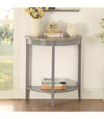 Amazon.com: Royard Oaktree 26" Half Moon Console Table, 2 ...