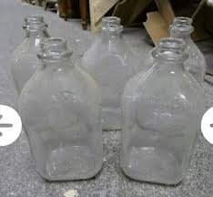 Vtg Porch Milk Box Galvanized metal With 5 Milk Jars | eBay