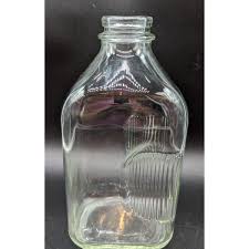 Milk Bottle Heavy Glass Clear 64 Fluid Oz 1.89 L StarPac 11 ...