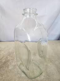 STANPAC 64oz Clear Glass 1/2 Gallon Milk Bottle with ...
