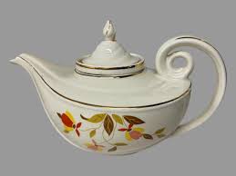 Hall Aladdin Teapot & Lid with Infuser Autumn Leaf | eBay