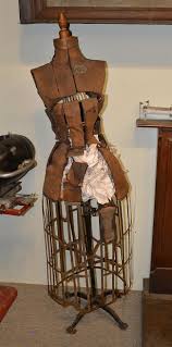 Lot - STANDING DRESS FORM; marked Hall-Borchert Dress Form, Co