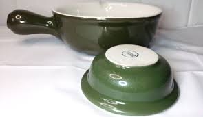 Vintage Hall Stoneware Crock Sauce Bowl Pan Dish Avacado ...